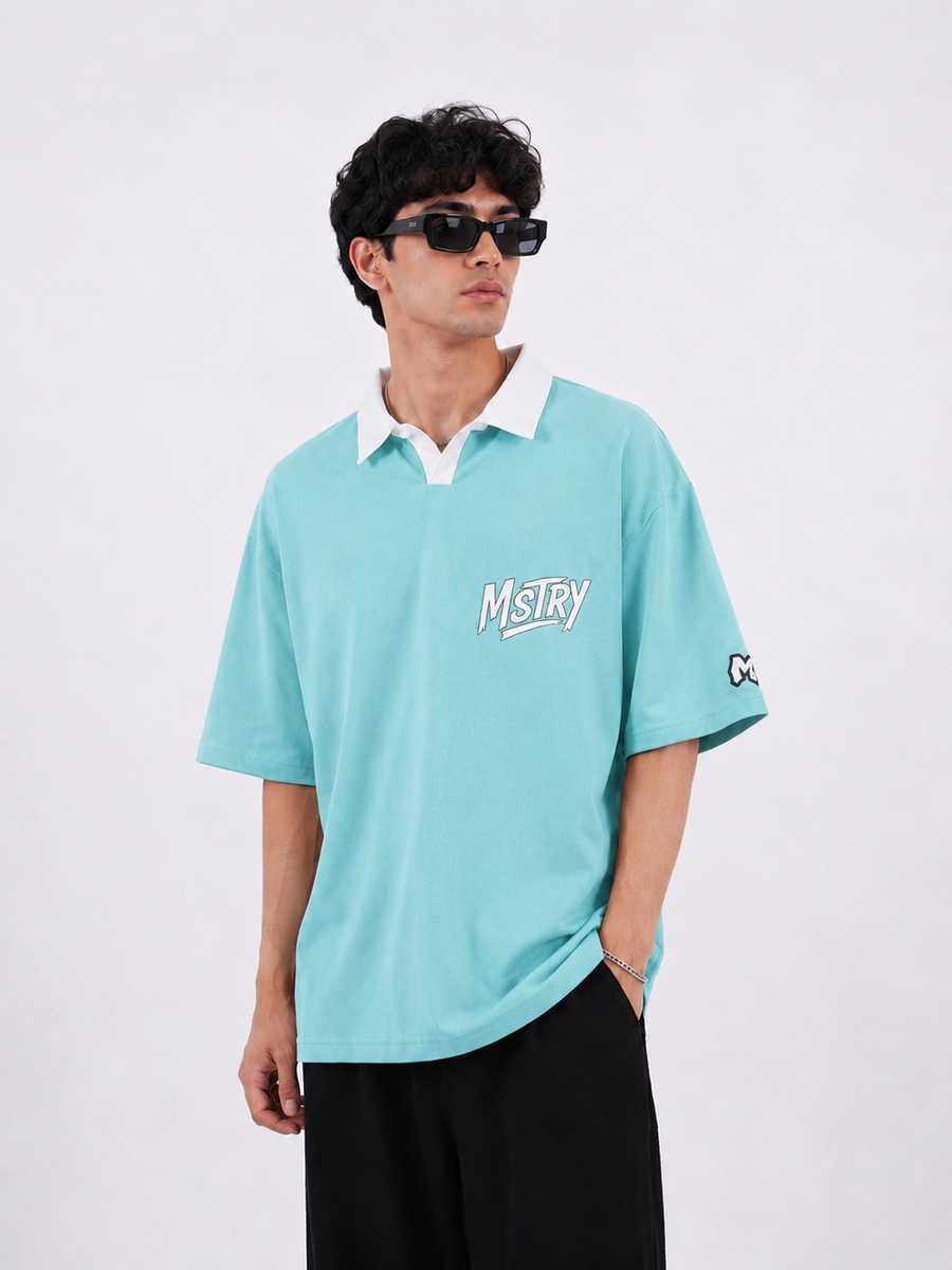 AquaRush Oversized Polo — front