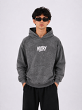 MSTRY Rise of Dragon Hoodie — grey front