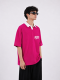 BerryRush Oversized Polo — front