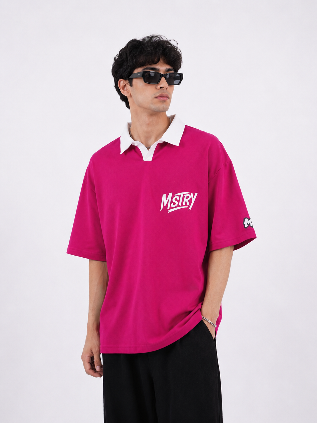 BerryRush Oversized Polo — outdoor