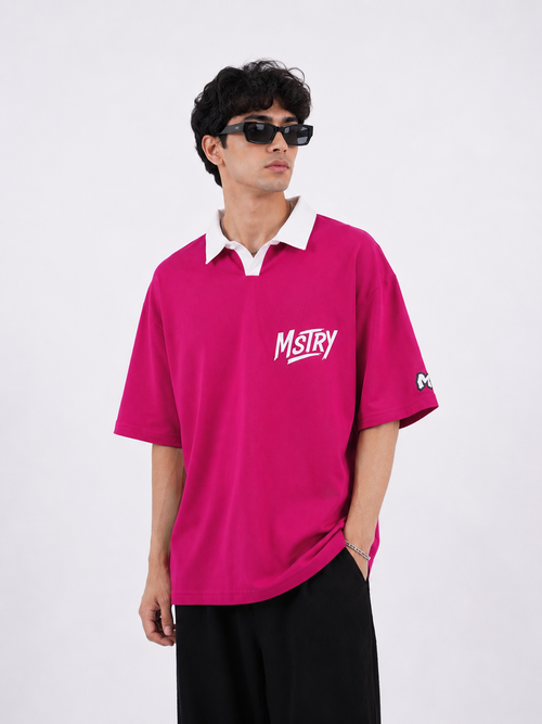 BerryRush Oversized Polo — outdoor